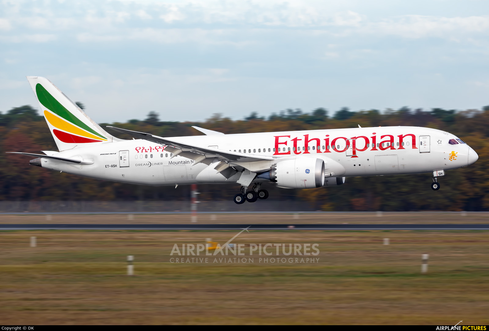 Ethiopian Airlines ET-ASH aircraft at Berlin - Tegel