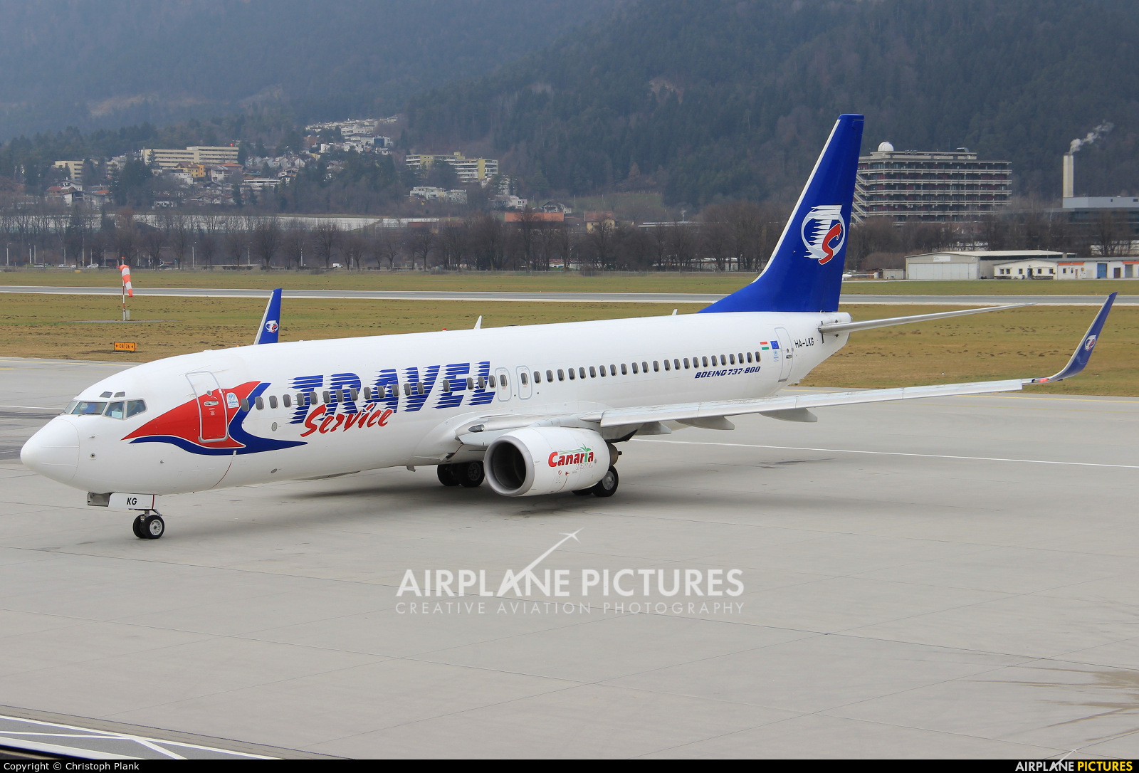 Travel Service HA-LKG aircraft at Innsbruck