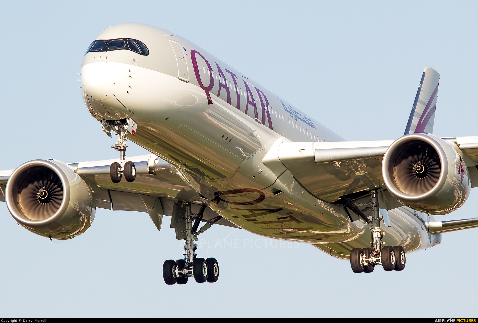 Qatar Airways A7-ALN aircraft at London - Heathrow