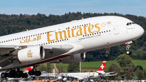 A6-EDI - Emirates Airlines Airbus A380 aircraft