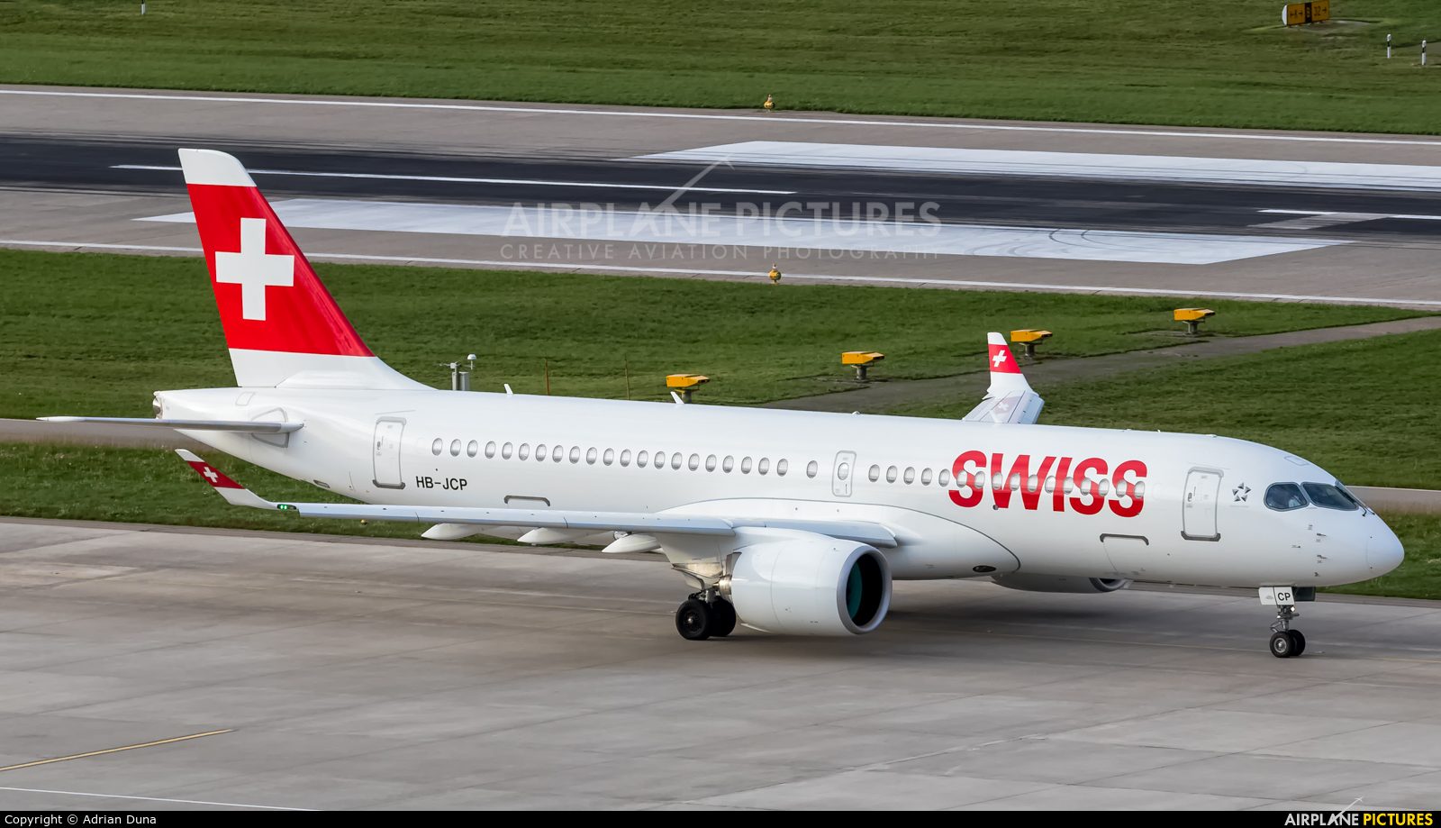 Swiss HB-JCP aircraft at Zurich