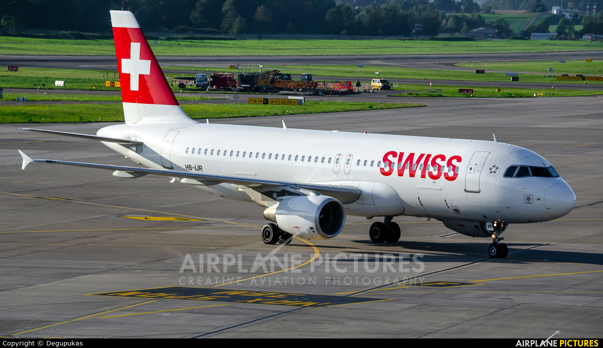 Swiss HB-IJR aircraft at Zurich