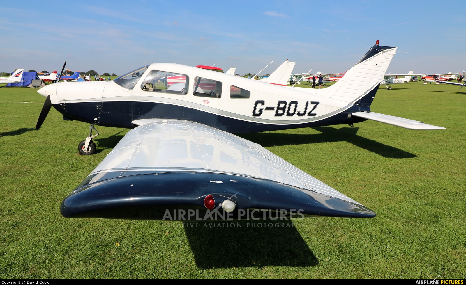 Private G-BOJZ aircraft at Northampton / Sywell