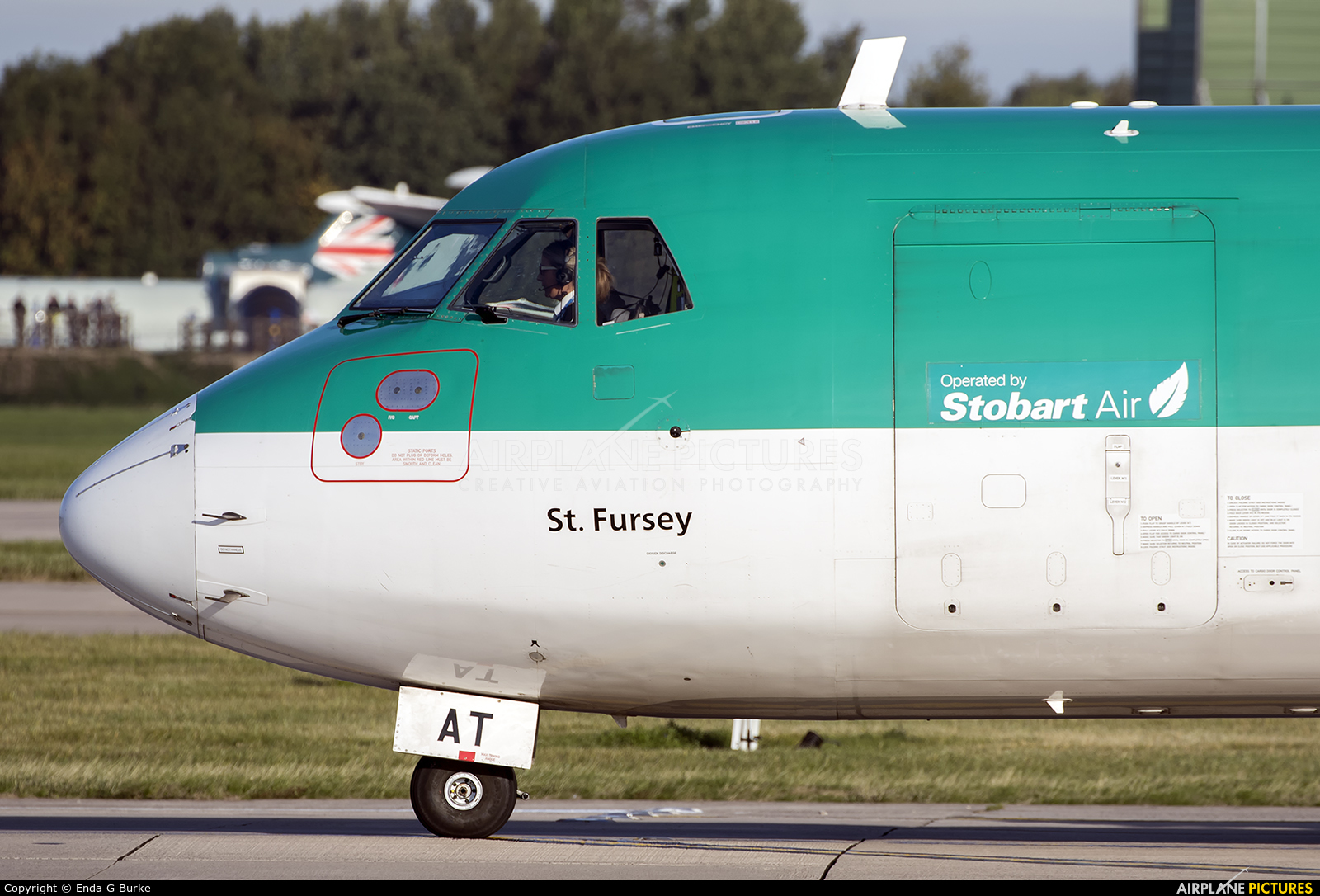 Stobart Air EI-FAT aircraft at Manchester