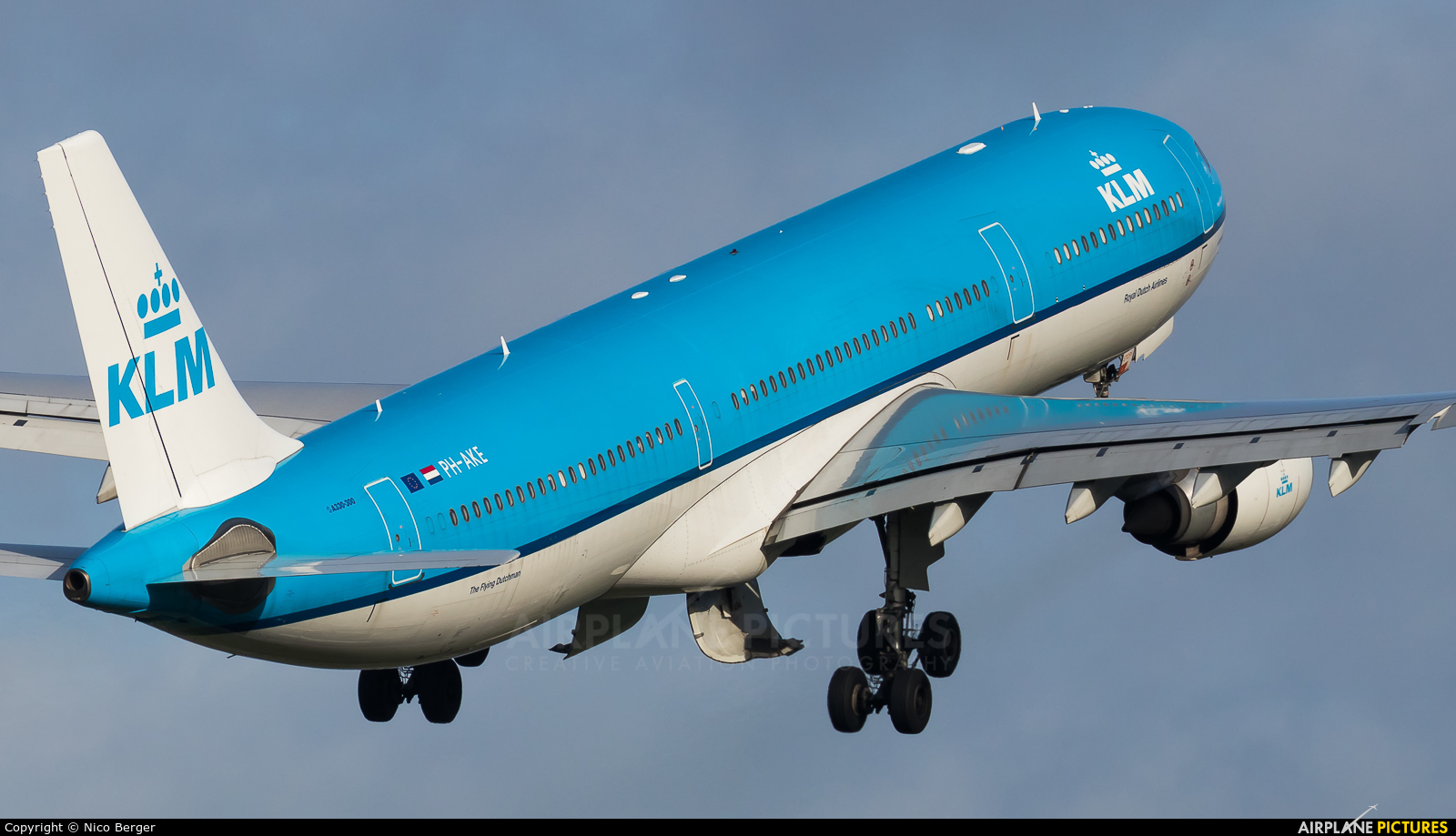 KLM PH-AKE aircraft at Amsterdam - Schiphol