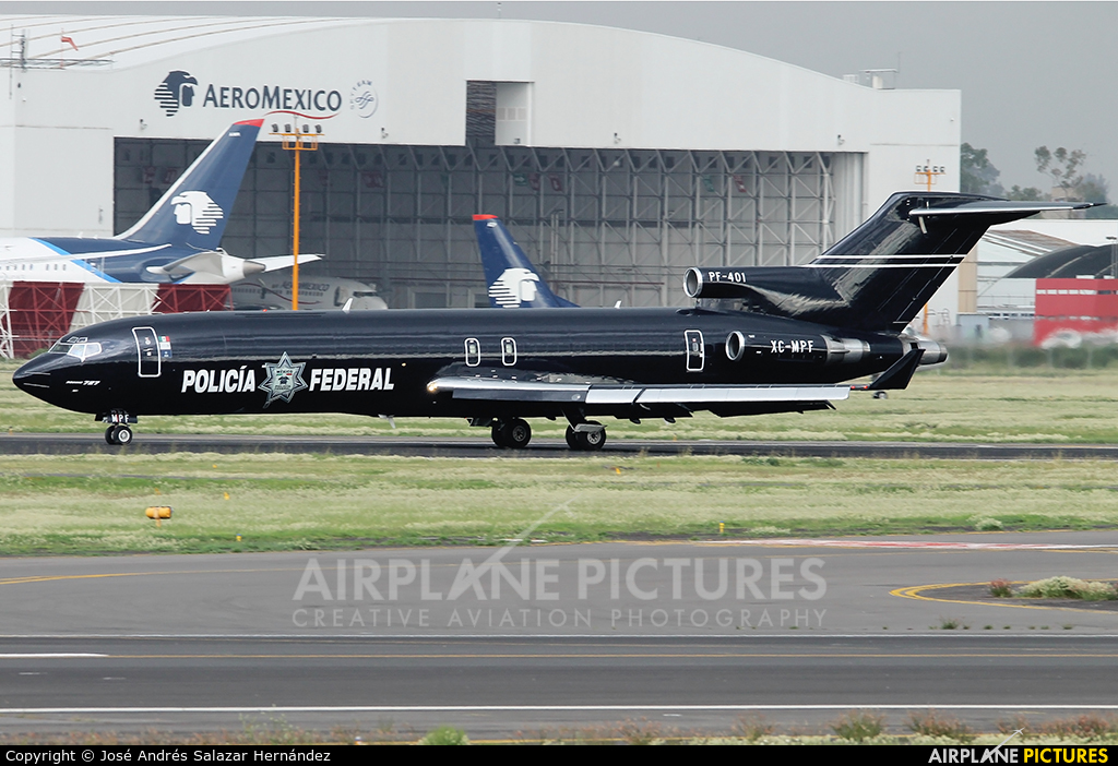 Mexico - Police XC-MPF aircraft at Mexico City - Licenciado Benito Juarez Intl