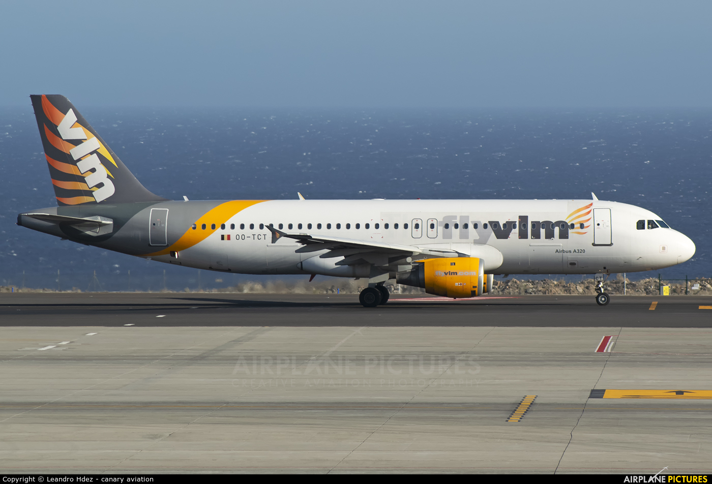 VLM Airlines OO-TCT aircraft at Tenerife Sur - Reina Sofia