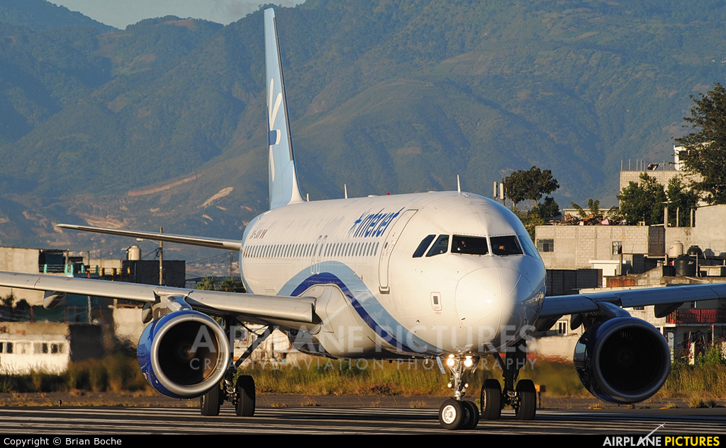 Interjet XA-JAV aircraft at Guatemala - La Aurora