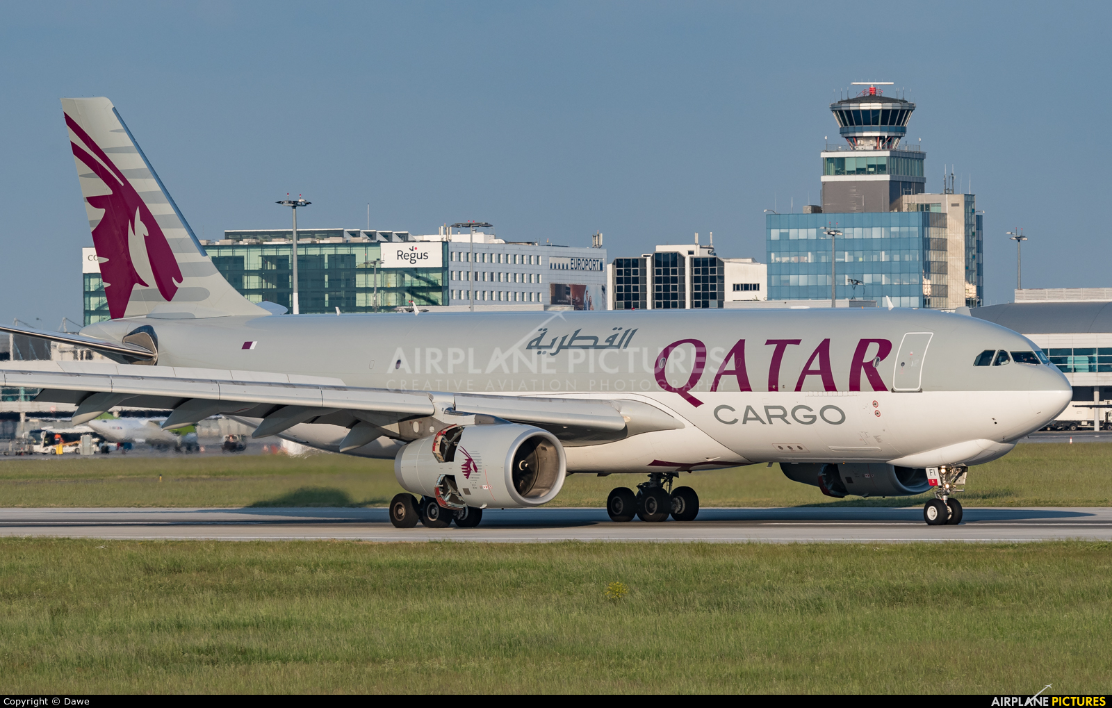 Qatar Airways Cargo A7-AFI aircraft at Prague - Václav Havel