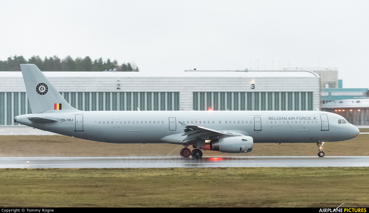 Belgium - Air Force CS-TRJ aircraft at Oslo - Gardermoen