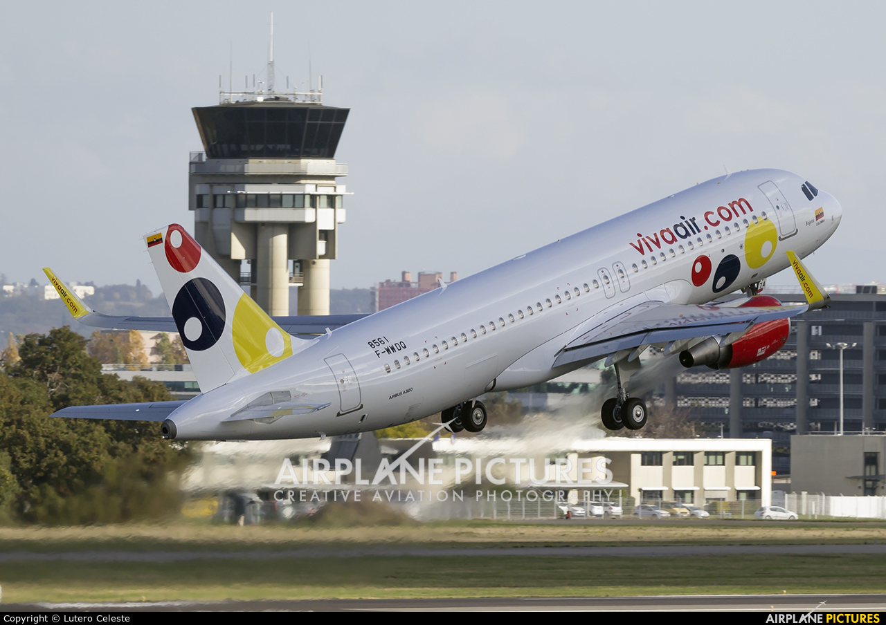 Viva Colombia F-WWDQ aircraft at Toulouse - Blagnac