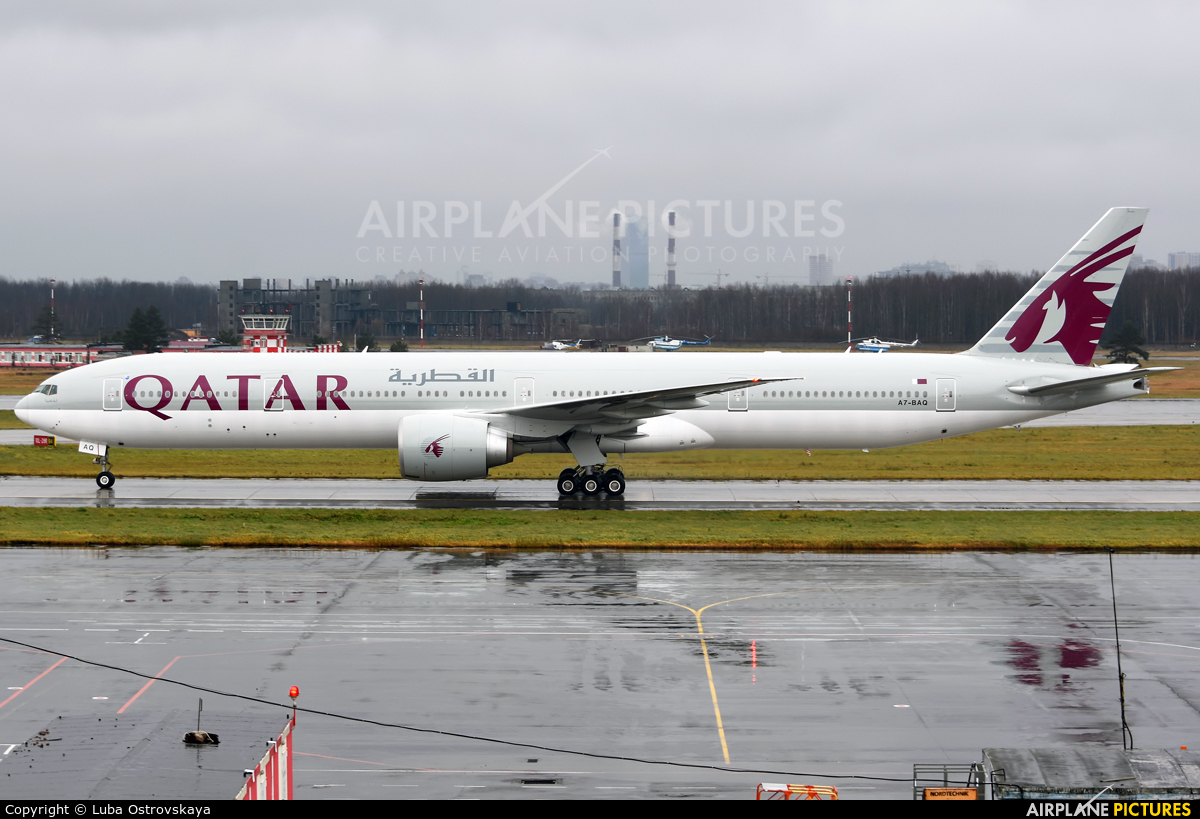 Qatar Airways A7-BAQ aircraft at St. Petersburg - Pulkovo