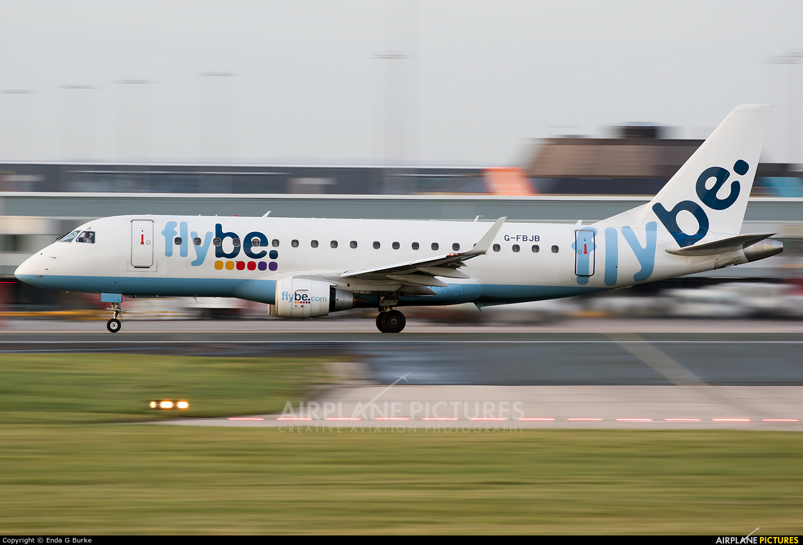 Flybe G-FBJB aircraft at Manchester