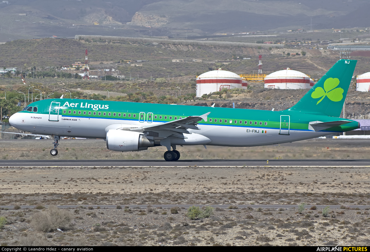 Aer Lingus EI-FNJ aircraft at Tenerife Sur - Reina Sofia