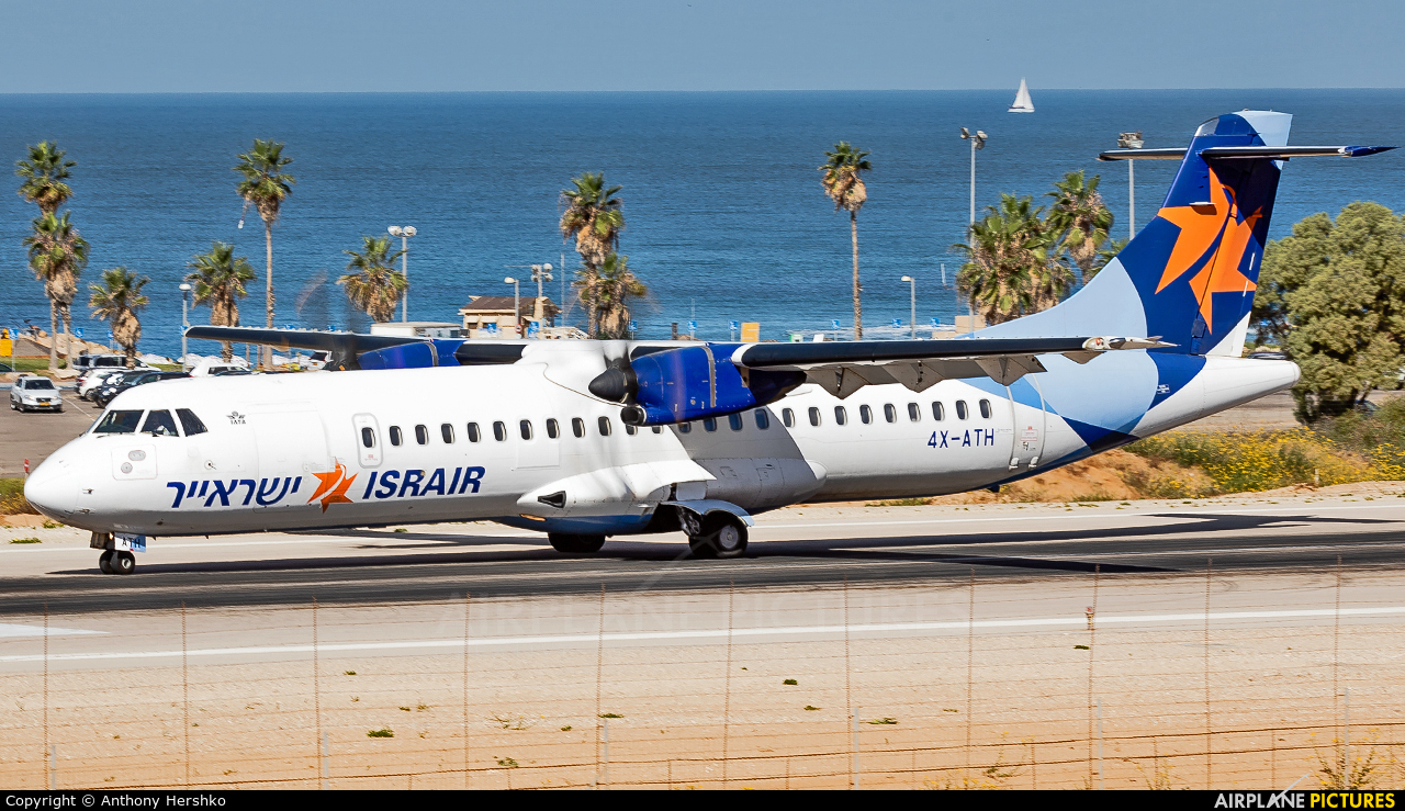 Israir Airlines 4X-ATH aircraft at Sde Dov