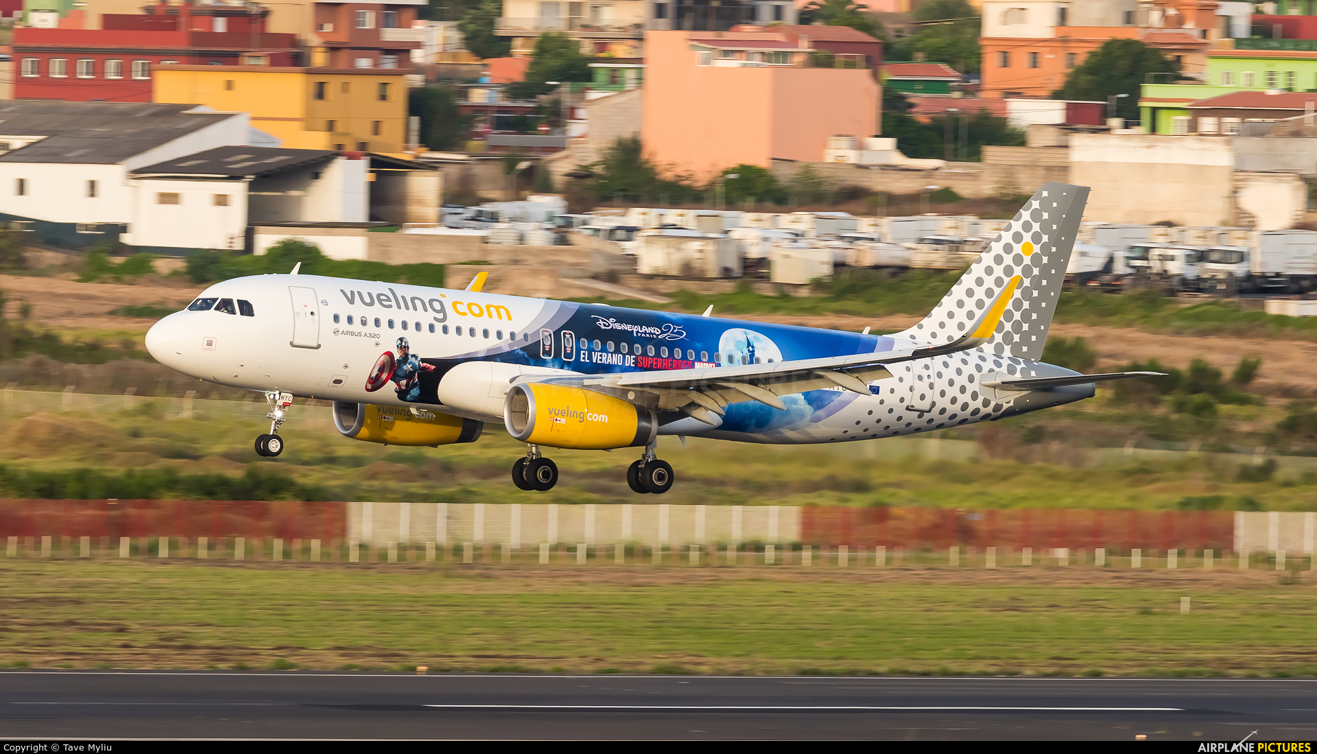 Vueling Airlines EC-MYC aircraft at Tenerife Norte - Los Rodeos
