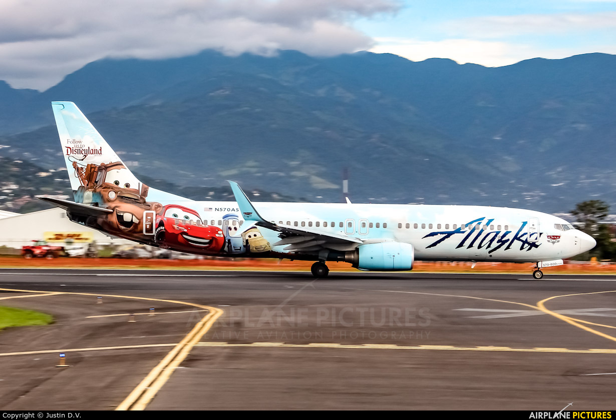 Alaska Airlines N570AS aircraft at San Jose - Juan Santamaría Intl