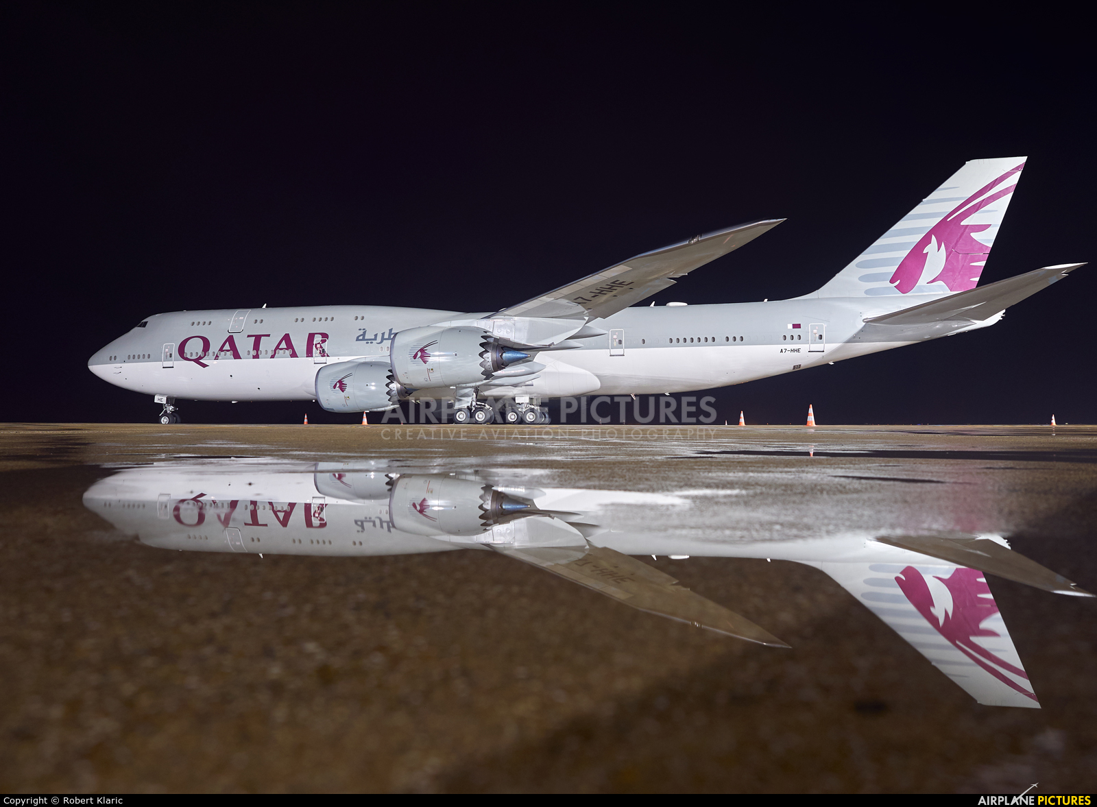 Qatar Amiri Flight A7-HHE aircraft at Zagreb