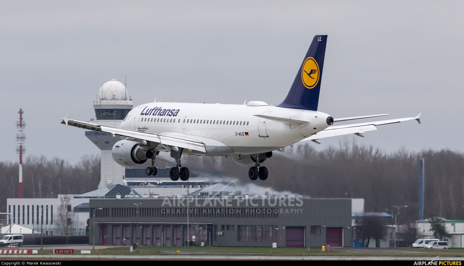 Lufthansa D-AILE aircraft at Warsaw - Frederic Chopin