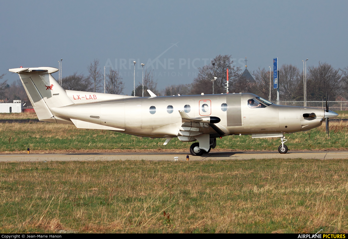 Jetfly Aviation LX-LAB aircraft at Maastricht - Aachen