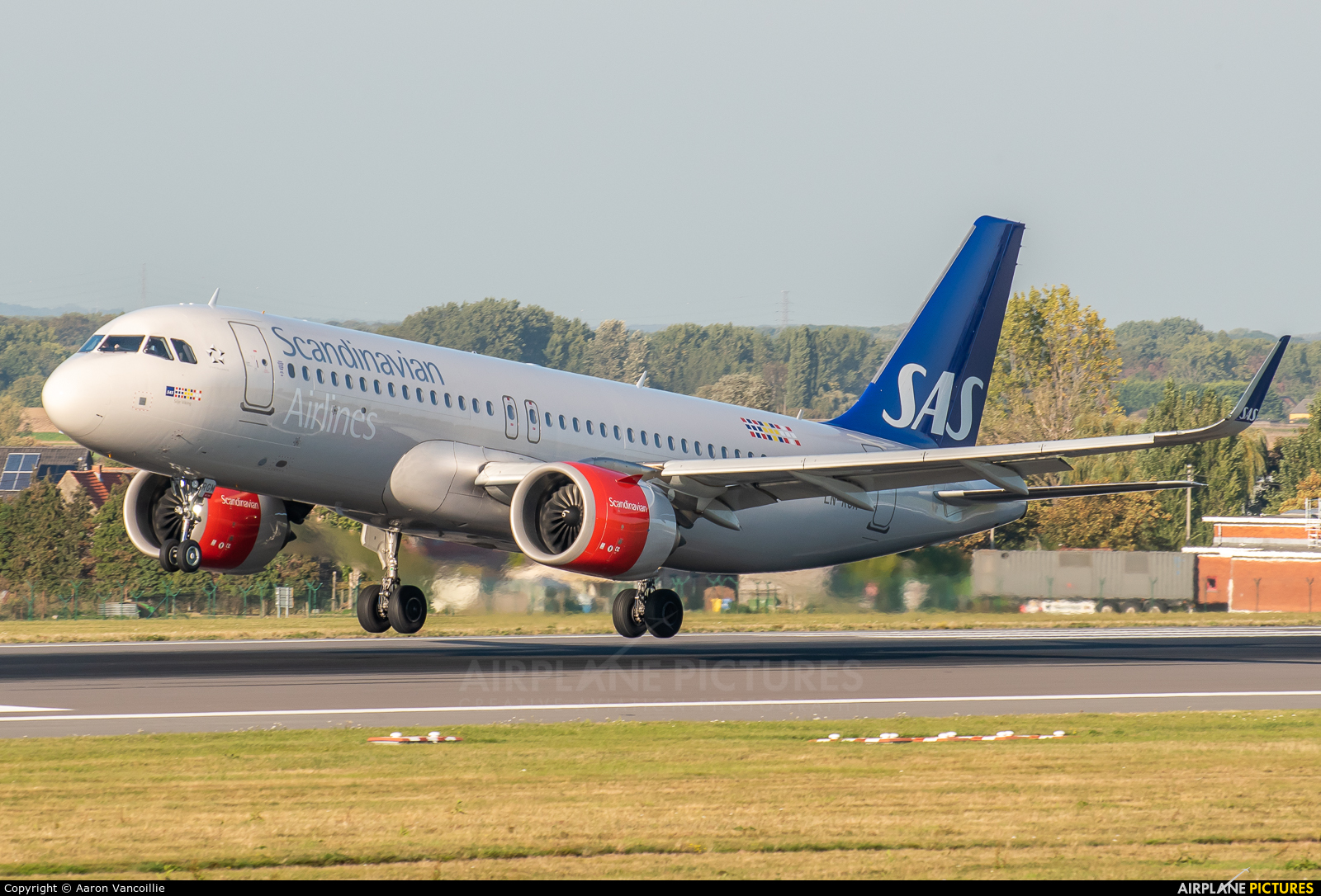 SAS - Scandinavian Airlines LN-RGM aircraft at Brussels - Zaventem
