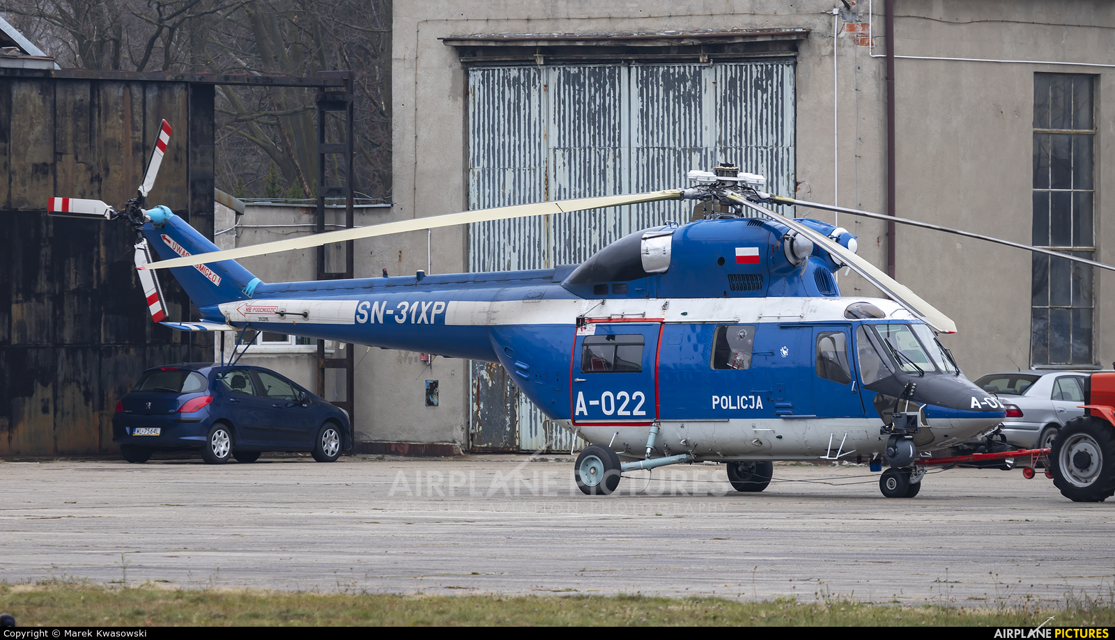 Poland - Police SN-31XP aircraft at Warsaw - Babice