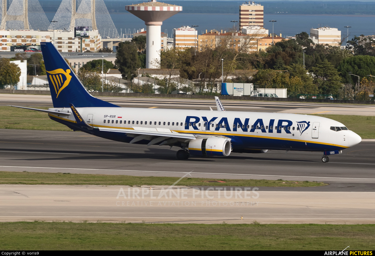 Ryanair Sun SP-RSR aircraft at Lisbon