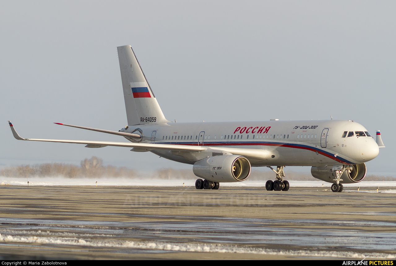 Rossiya Special Flight Detachment RA-64059 aircraft at Kemerovo
