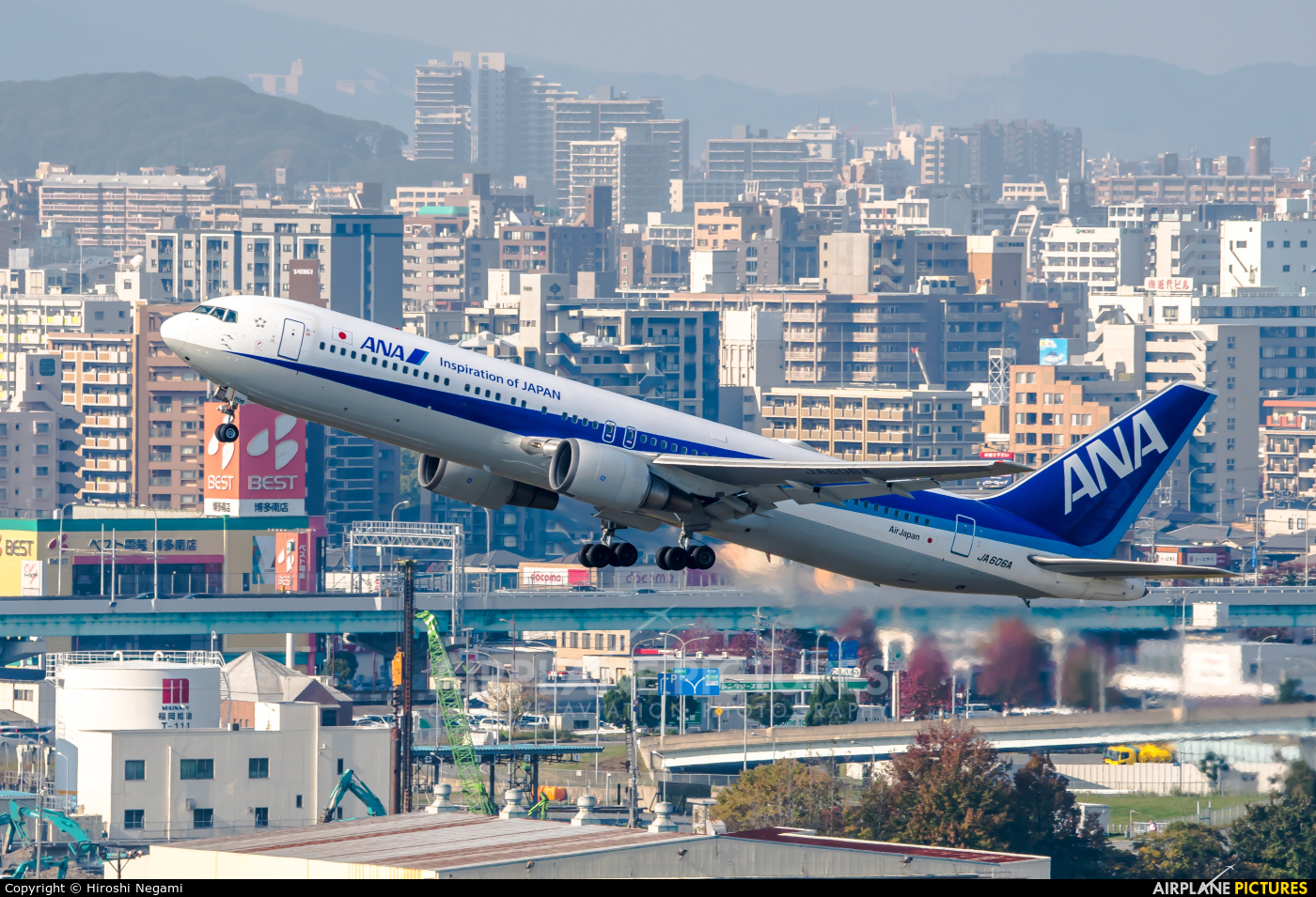 ANA - All Nippon Airways JA606A aircraft at Fukuoka