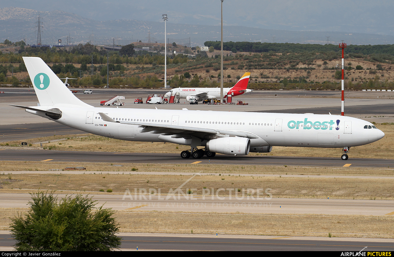 Orbest CS-TRH aircraft at Madrid - Barajas