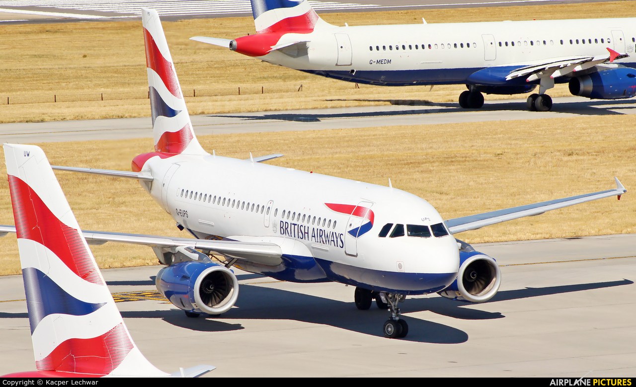 British Airways G-EUPS aircraft at London - Heathrow