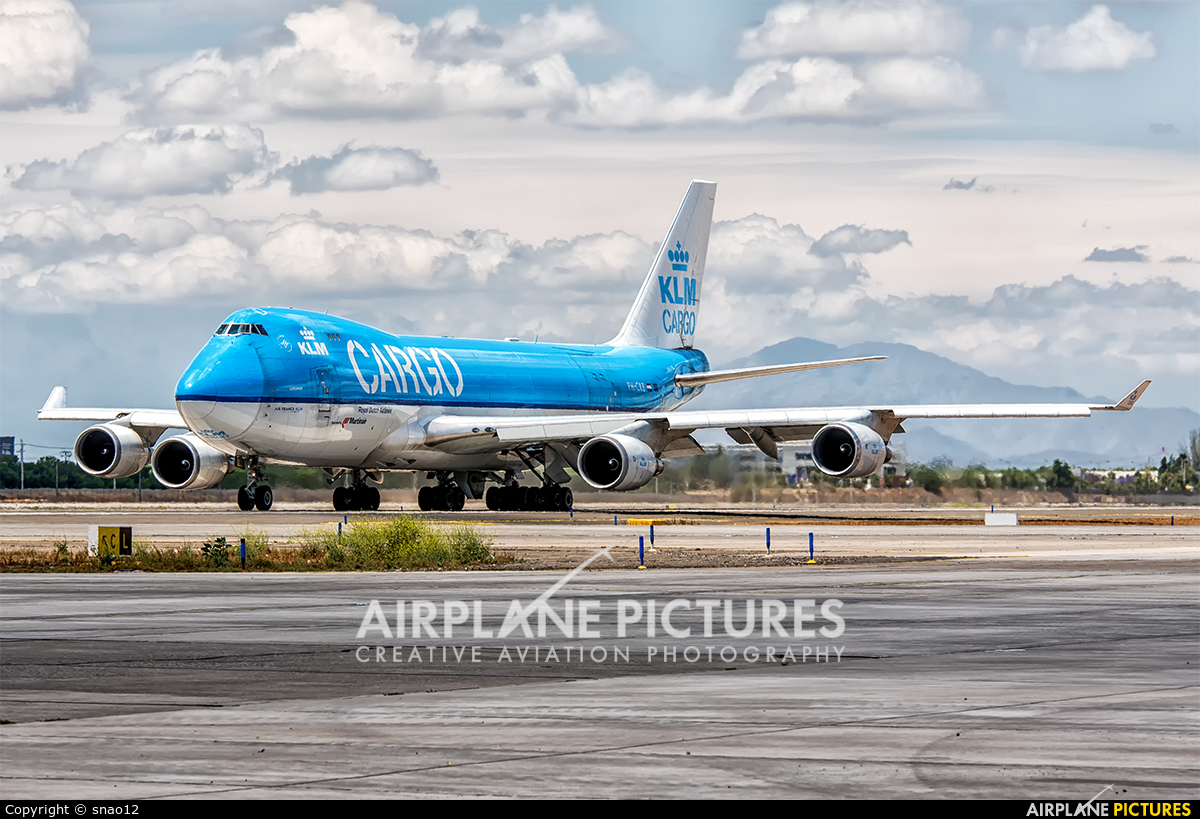 KLM Cargo PH-CKB aircraft at Santiago de Chile - Arturo Merino Benítez Intl
