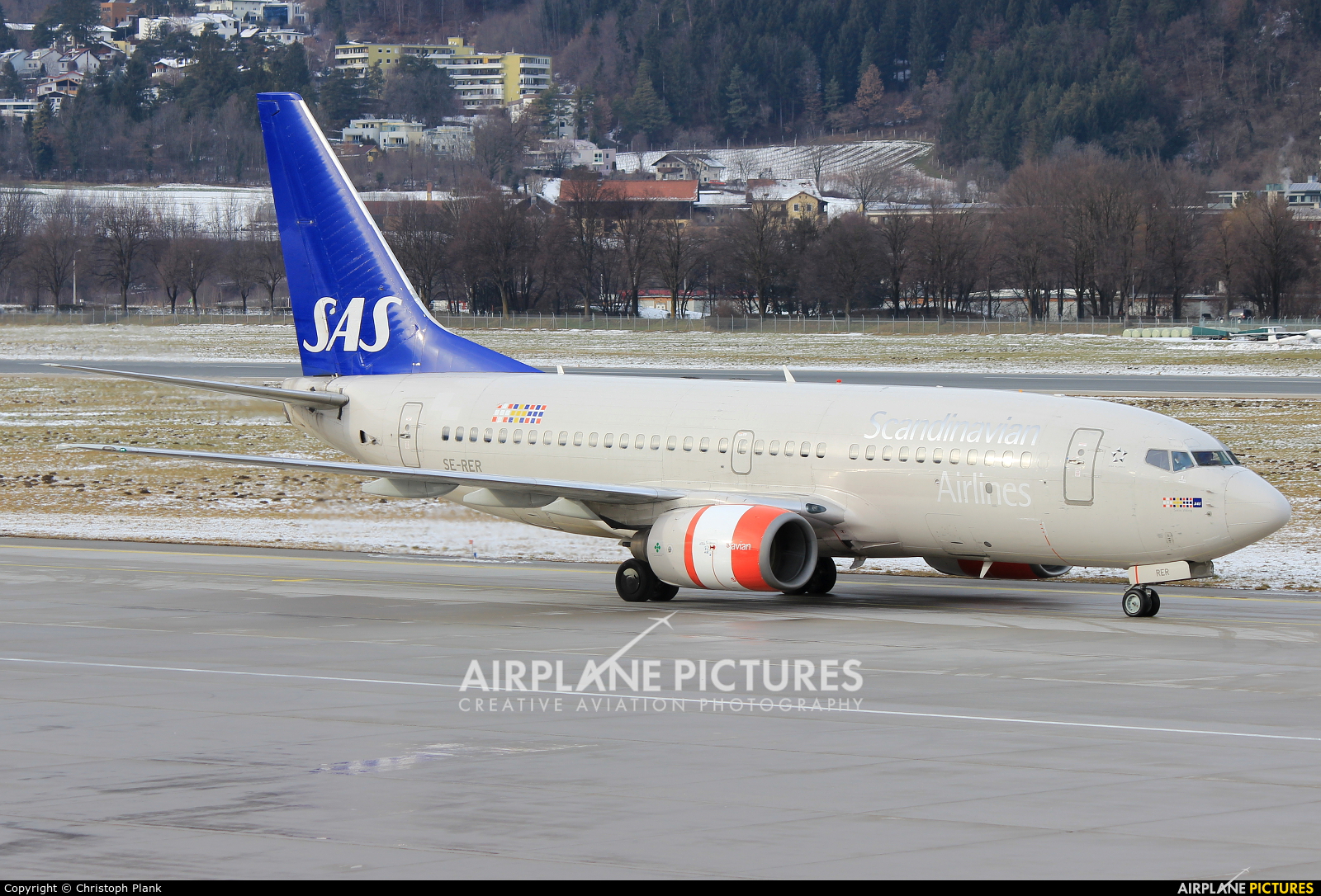 SAS - Scandinavian Airlines SE-RER aircraft at Innsbruck