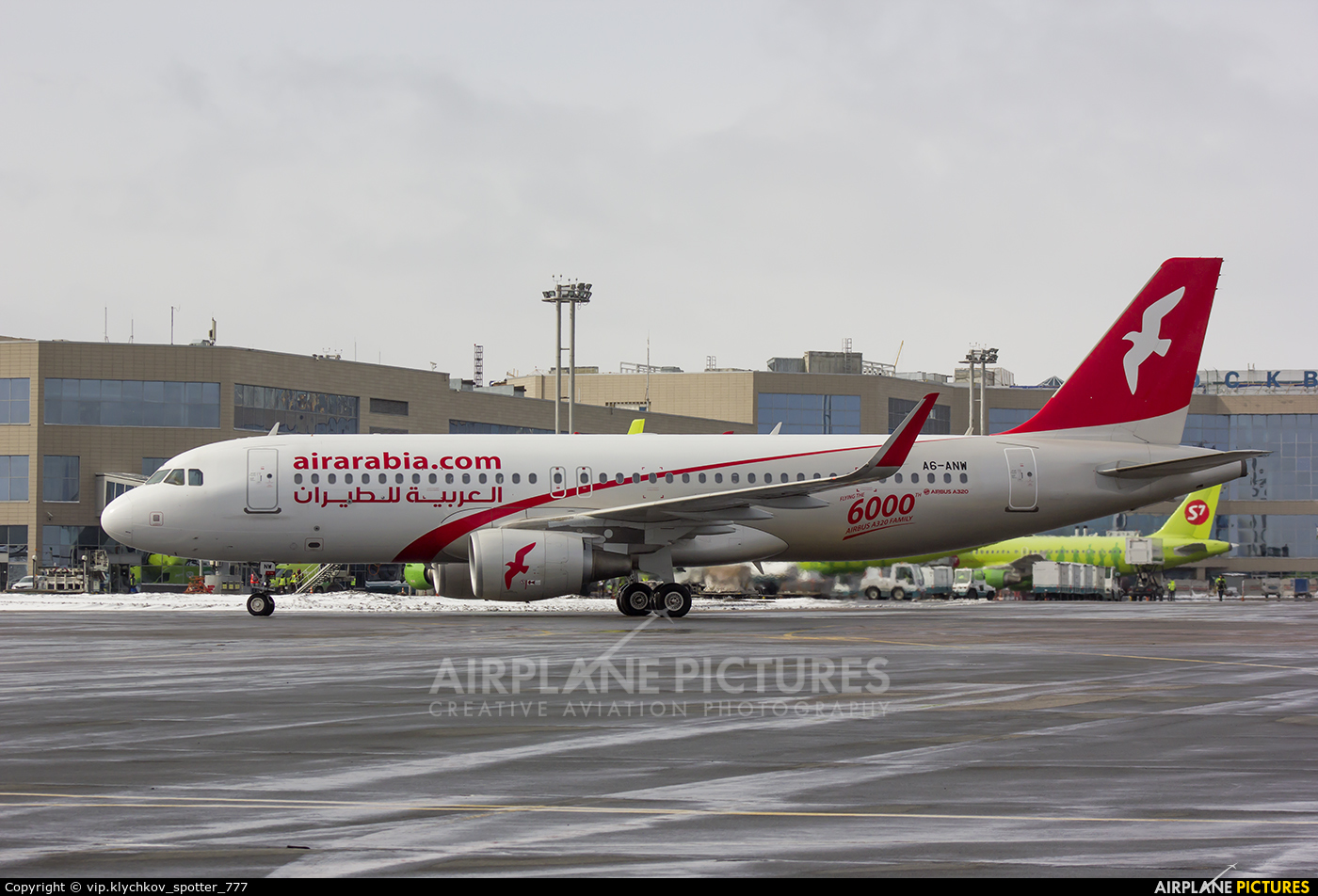 Air Arabia A6-ANW aircraft at Moscow - Domodedovo