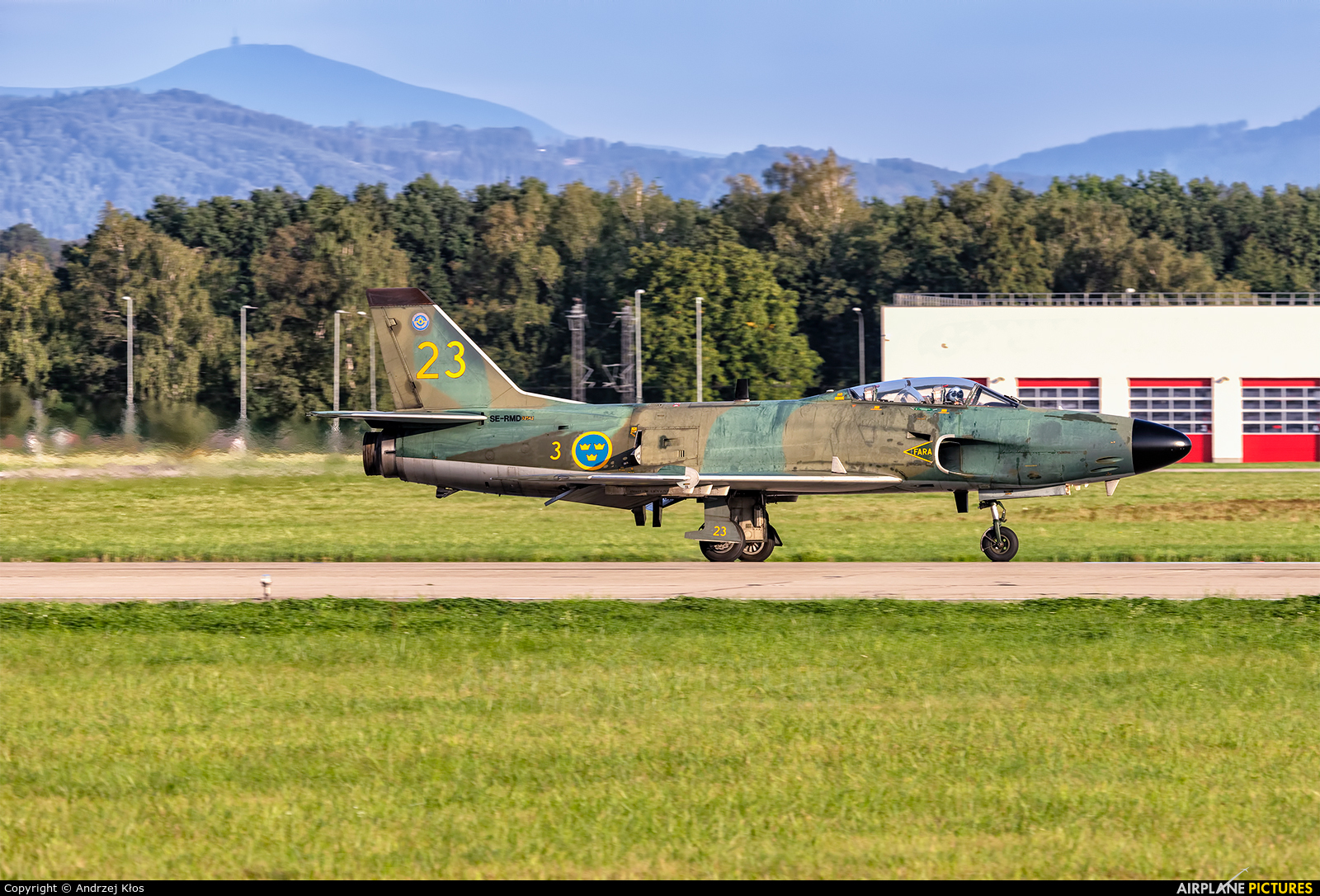 Swedish Air Force Historic Flight SE-RMD aircraft at Ostrava Mošnov