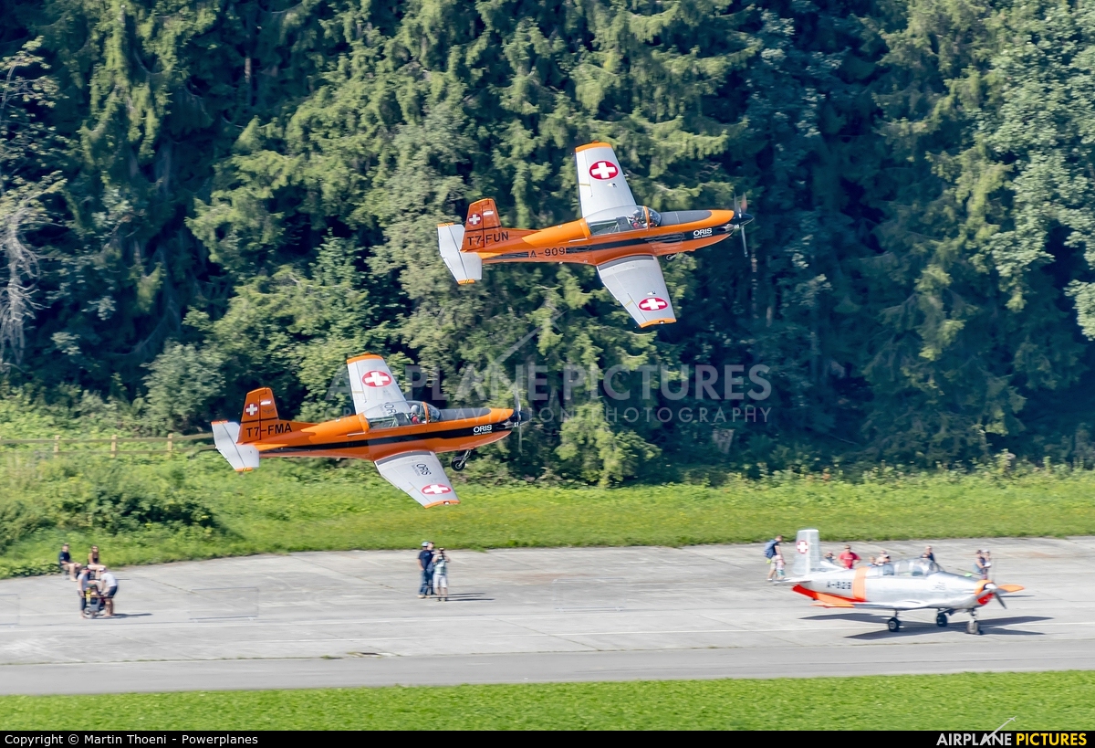 Private T7-FUN aircraft at St. Stephan