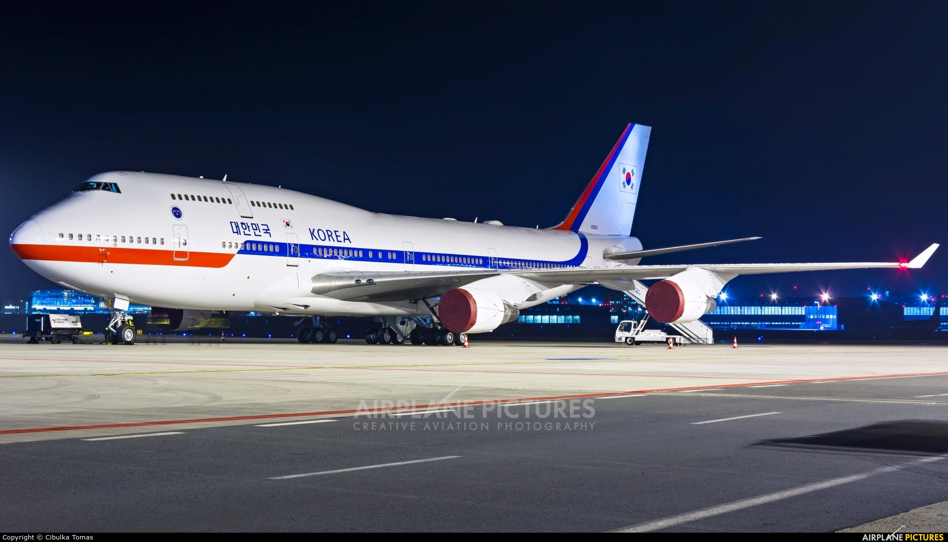 Korea (South) - Air Force 10001 aircraft at Prague - Václav Havel