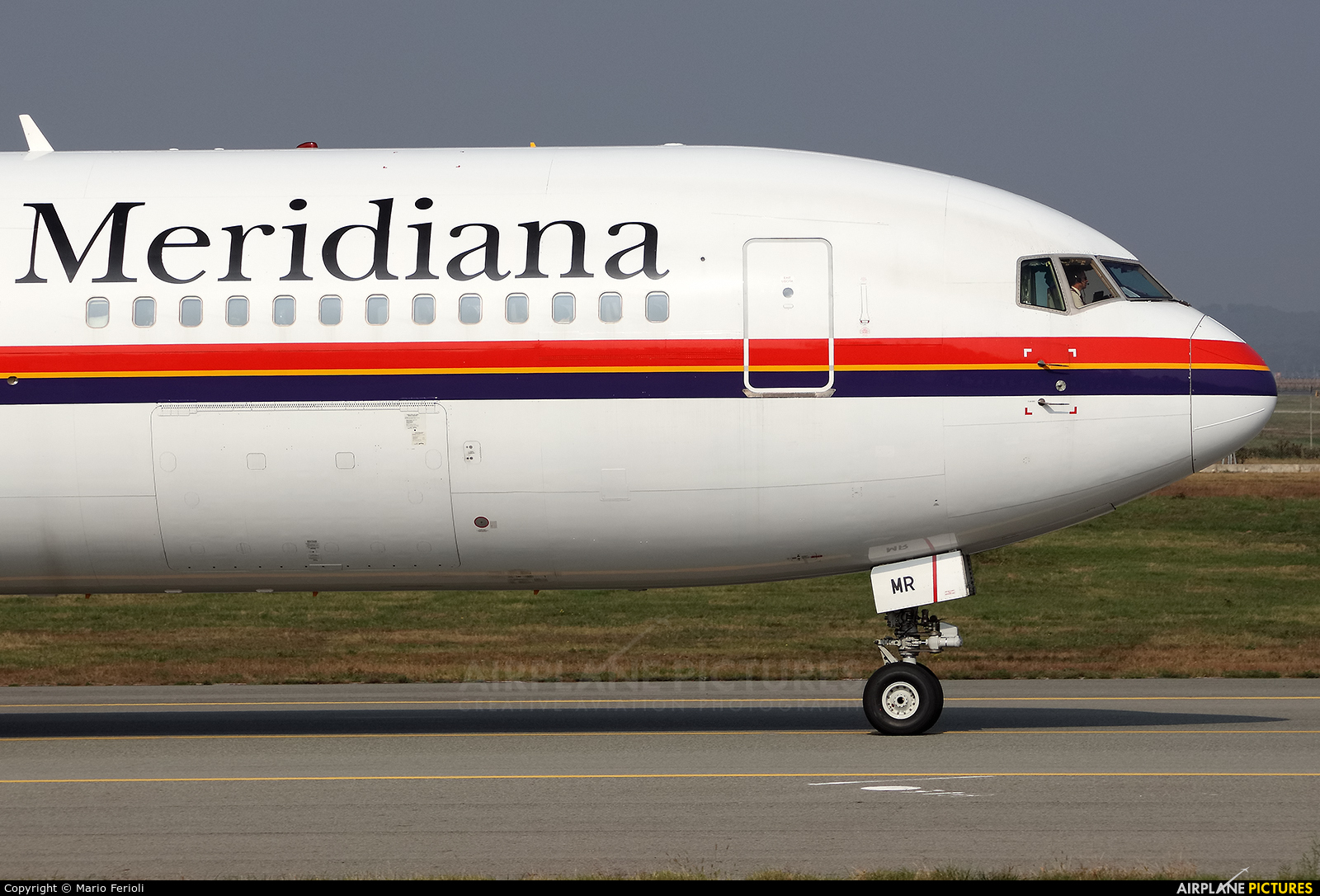 Meridiana EI-FMR aircraft at Milan - Malpensa