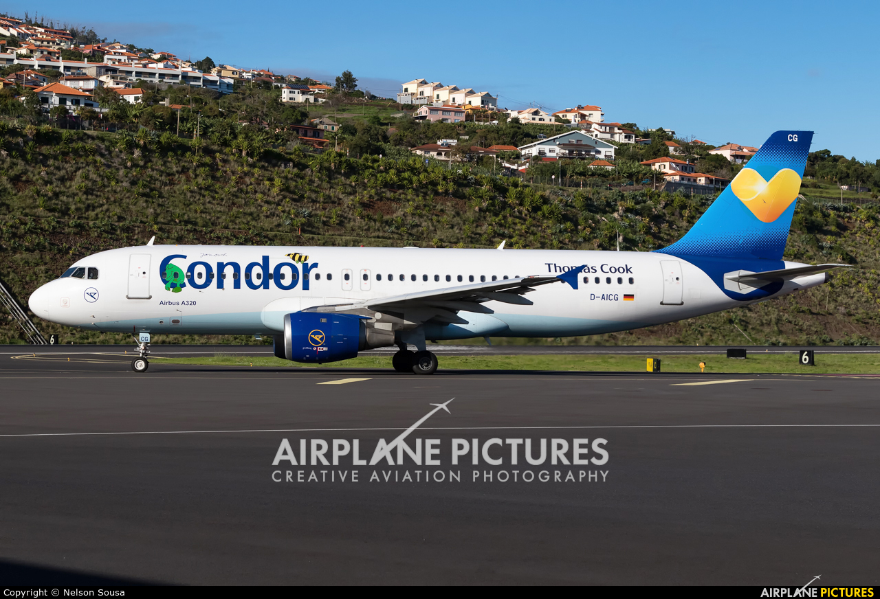 Condor D-AICG aircraft at Madeira