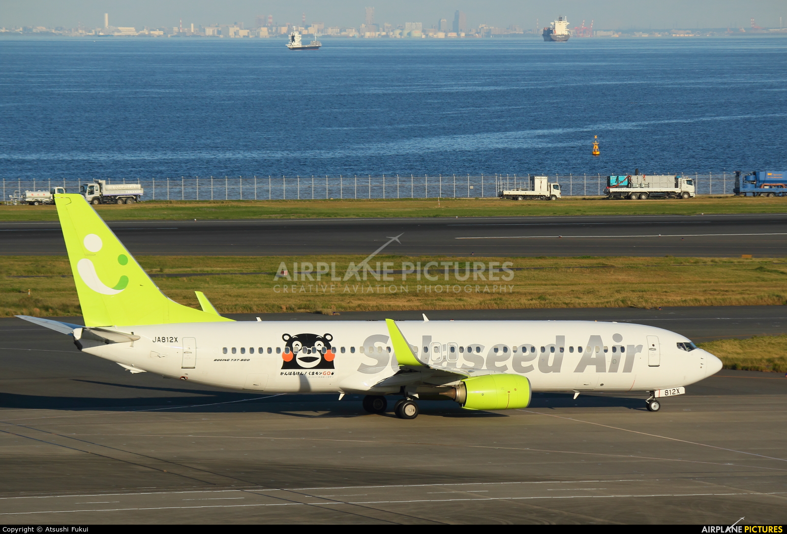 Solaseed Air - Skynet Asia Airways JA812X aircraft at Tokyo - Haneda Intl