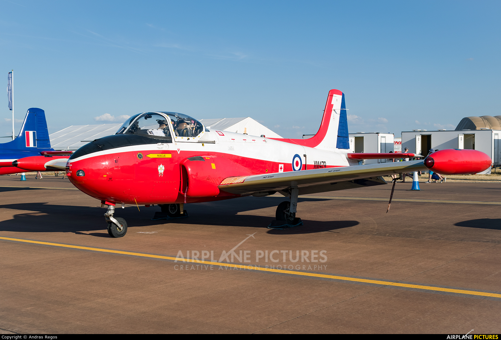 Newcastle Jet Provost Group G-BVEZ aircraft at Fairford