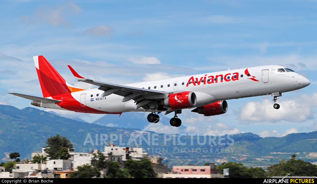 Avianca N936TA aircraft at Guatemala - La Aurora