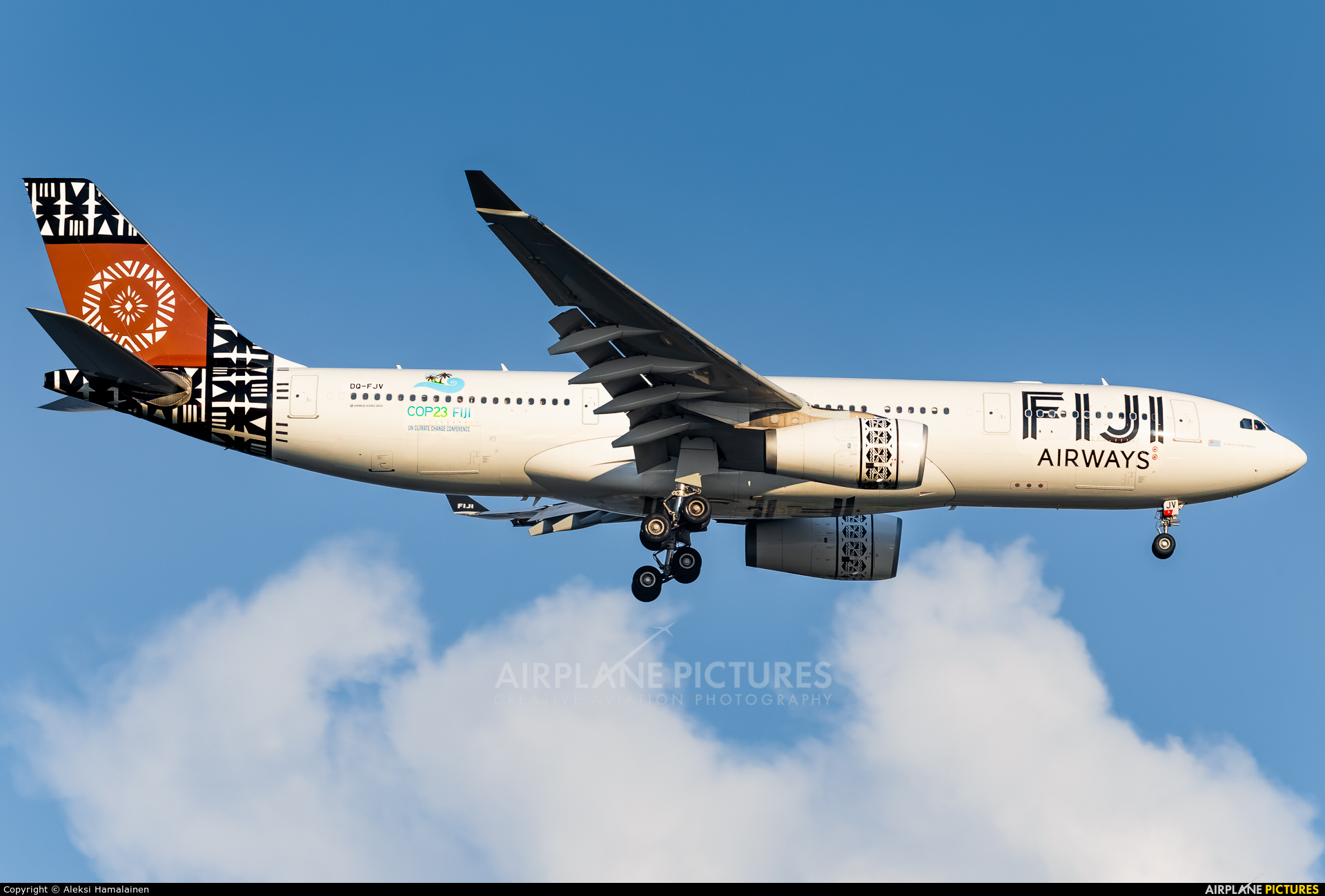 Fiji Airways DQ-FJV aircraft at Singapore - Changi