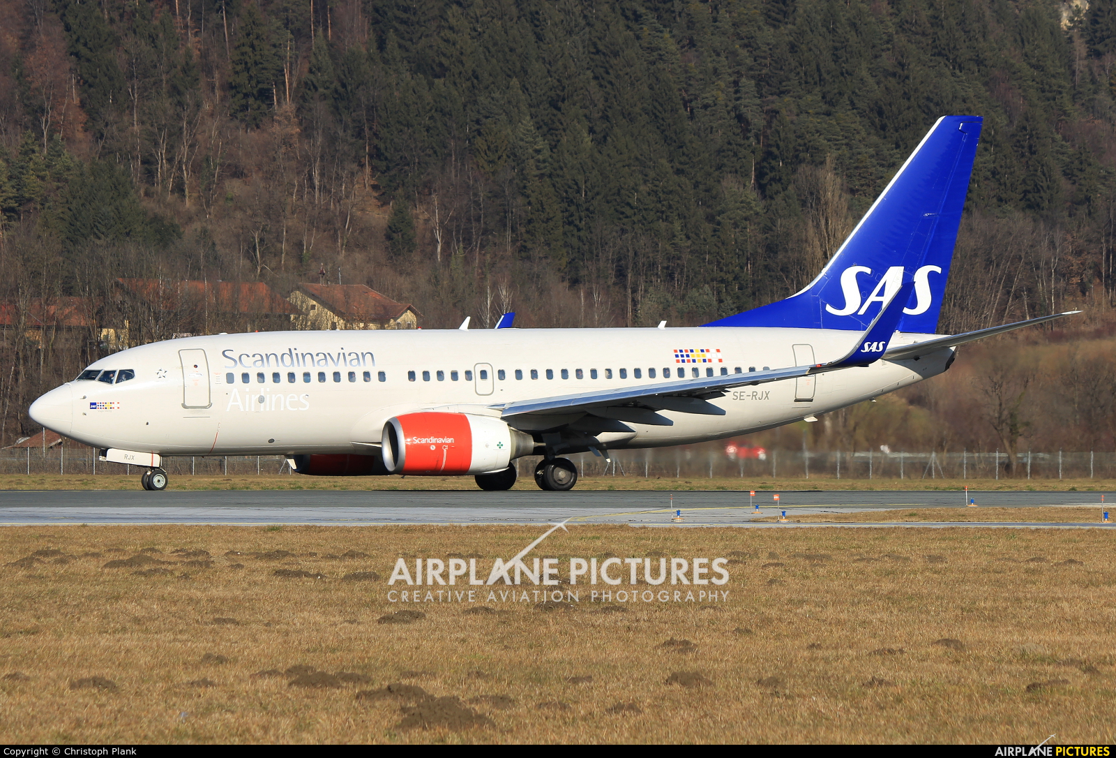 SAS - Scandinavian Airlines SE-RJX aircraft at Innsbruck
