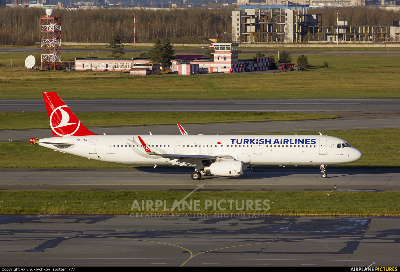 Turkish Airlines TC-JTM aircraft at St. Petersburg - Pulkovo