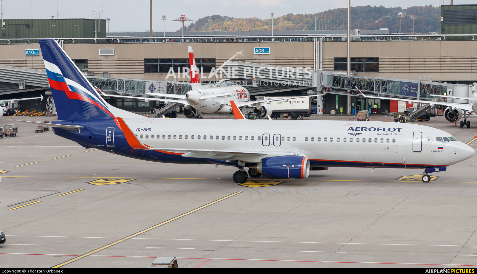 Aeroflot VQ-BHR aircraft at Zurich