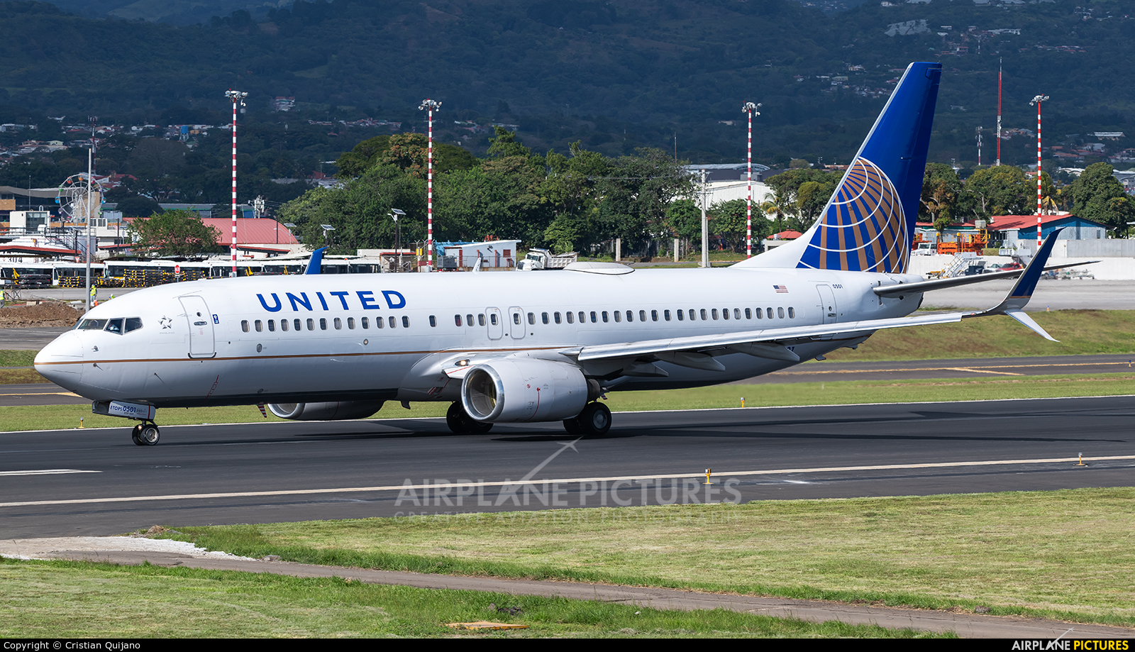 United Airlines N78501 aircraft at San Jose - Juan Santamaría Intl