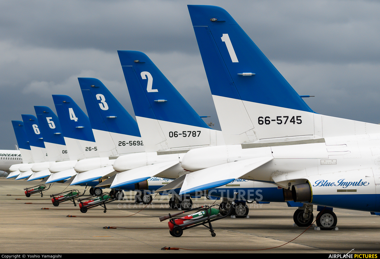 Japan - ASDF: Blue Impulse 66-5745 aircraft at Naha