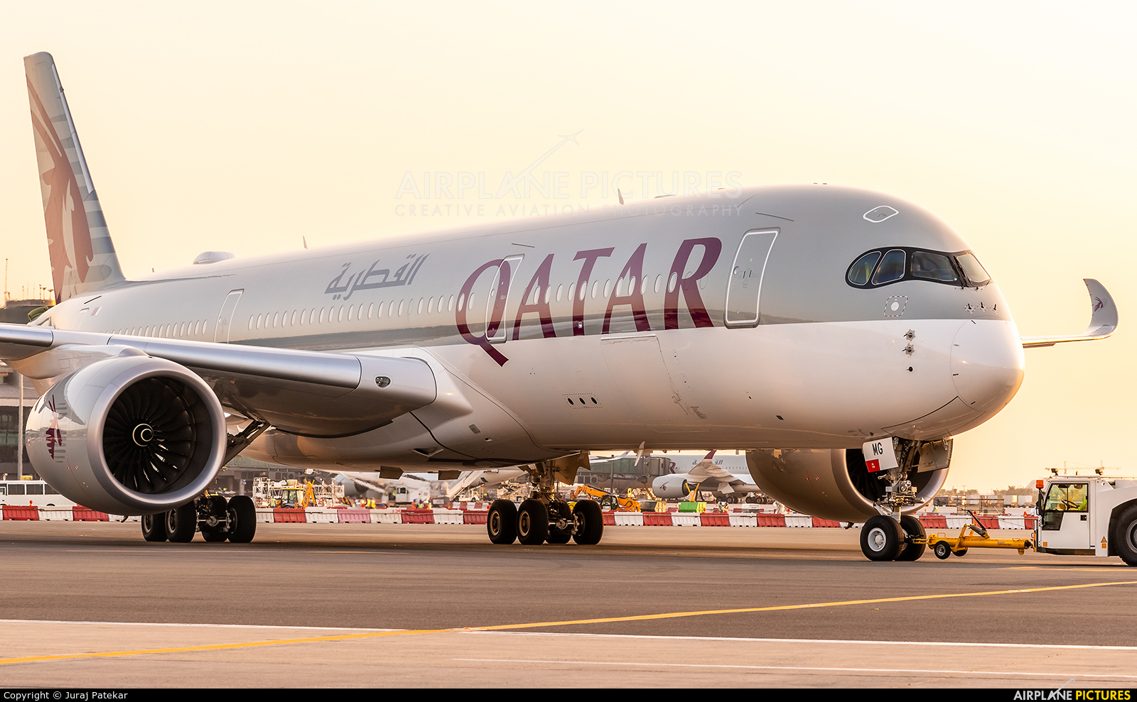 Qatar Airways A7-AMG aircraft at New Doha