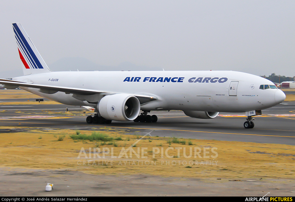 Air France Cargo F-GUOB aircraft at Mexico City - Licenciado Benito Juarez Intl
